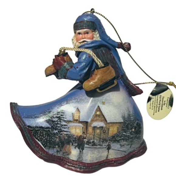 Old World Christmas Schnee-Ski Ornamente - Handgeblasene Glasverzierungen Für Weihnachtsbaum, Ca. 10x5 Cm